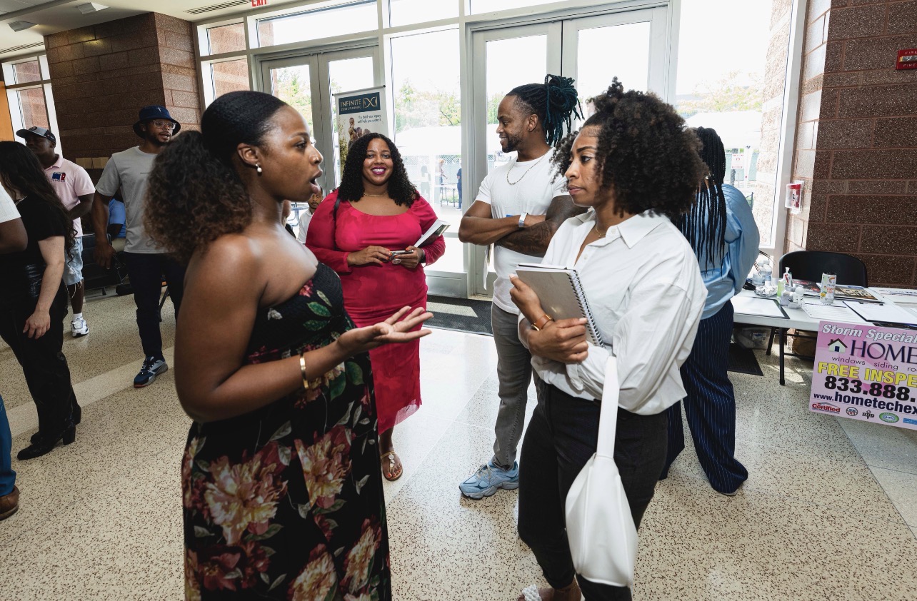 Attendees networking at Generational Wealth Weekend